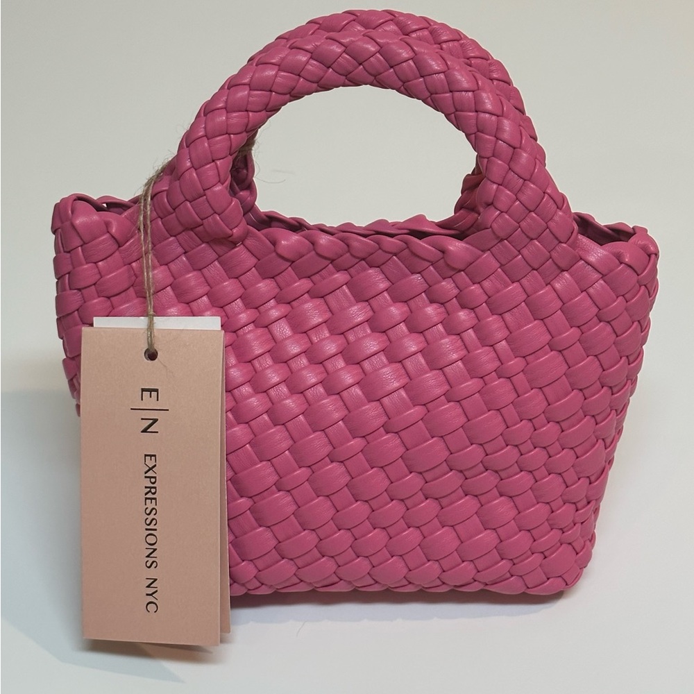 (SOLD) EXPRESSIONS NYC Vegan Mini Handbag / Pink